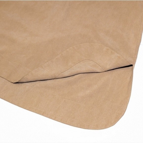 Soft Surroundings 100% Silk Long Sleeves Tunic in Brown - Picture 9 of 14